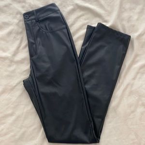 Black Leather Trousers